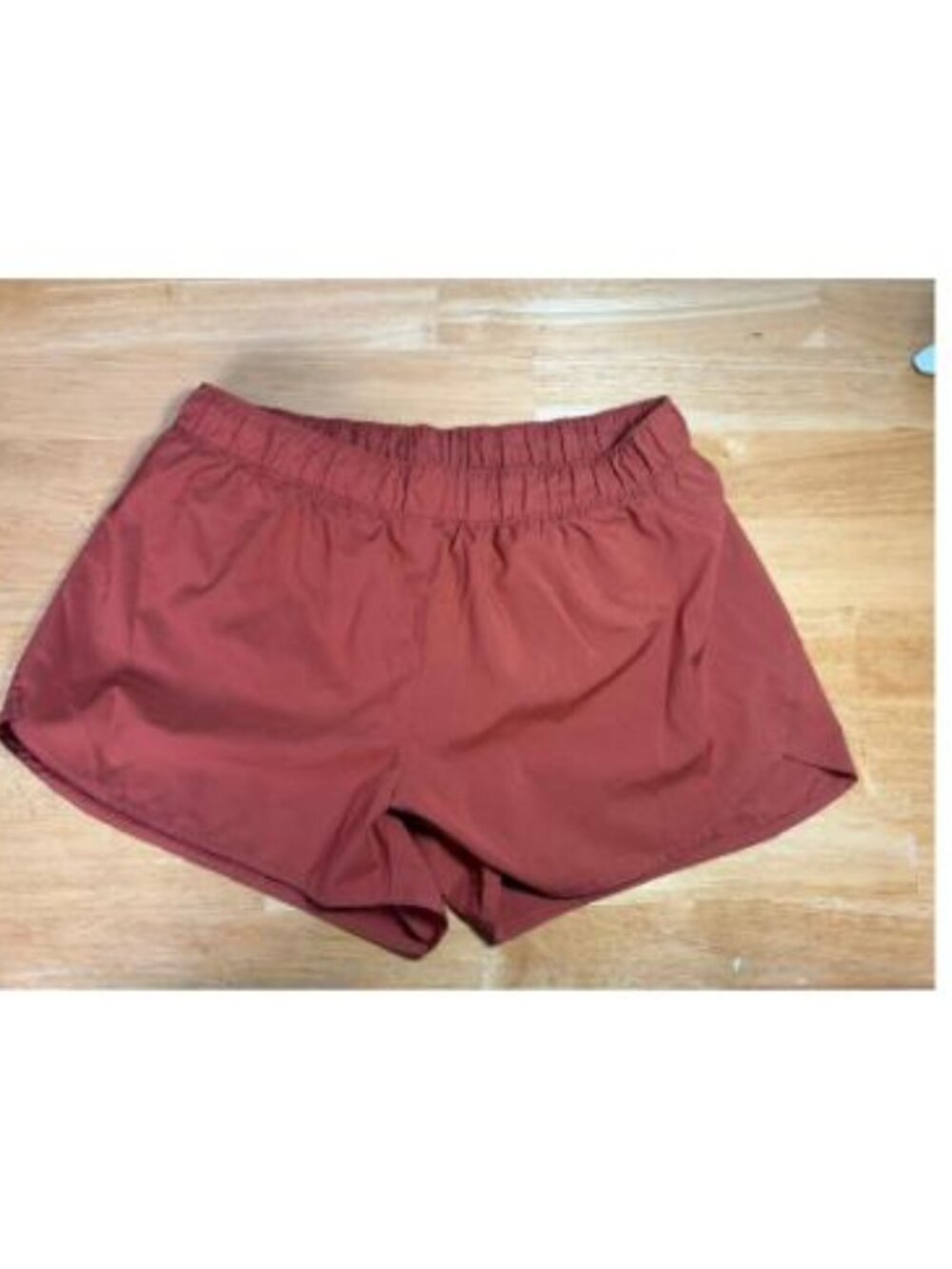 Old Navy Active StretchTech Running Shorts Women Medium Rust Orange Lined
